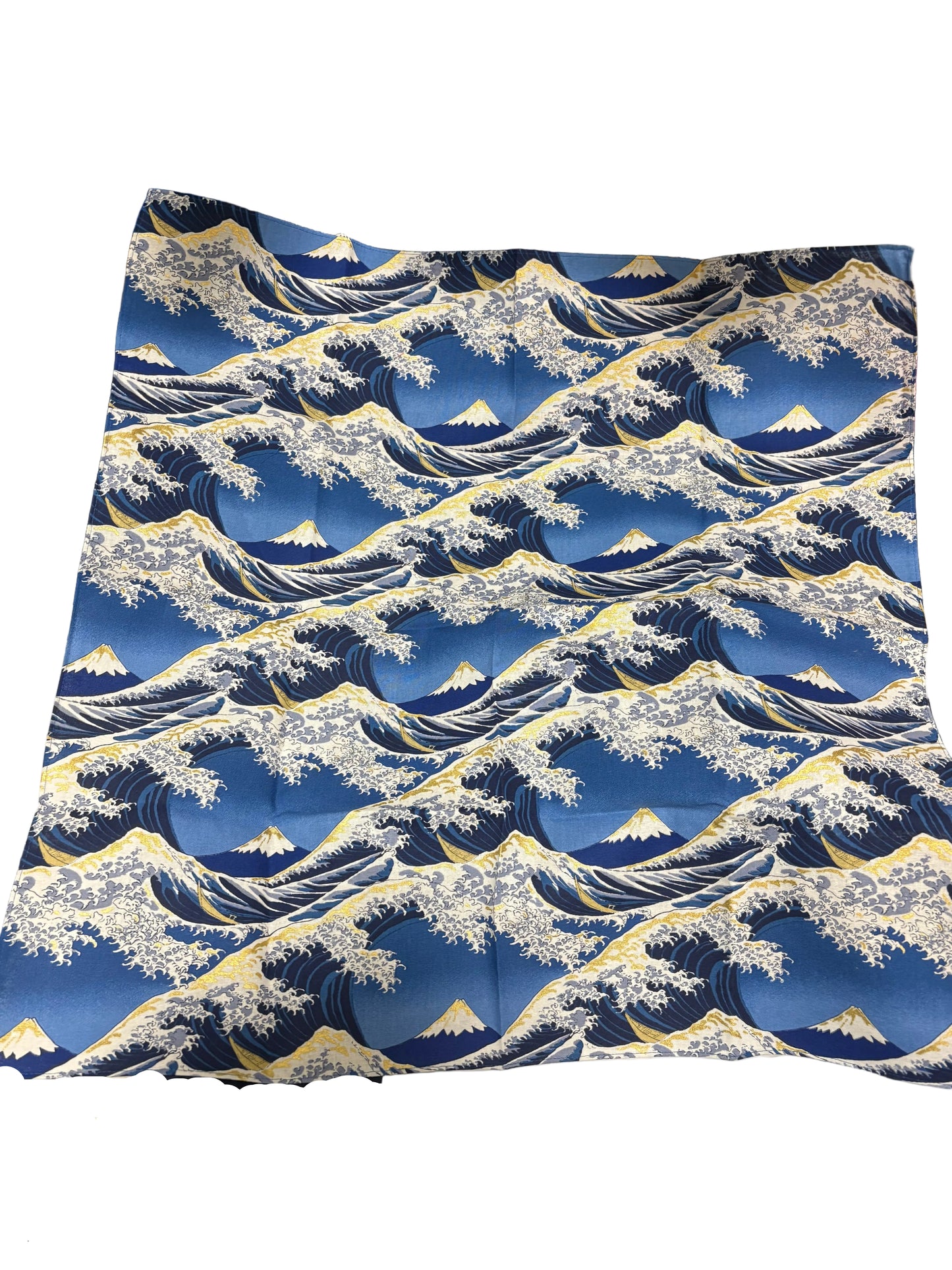 Japanese Furoshiki Wrapping Cloth – Great Wave & Mount Fuji Pattern