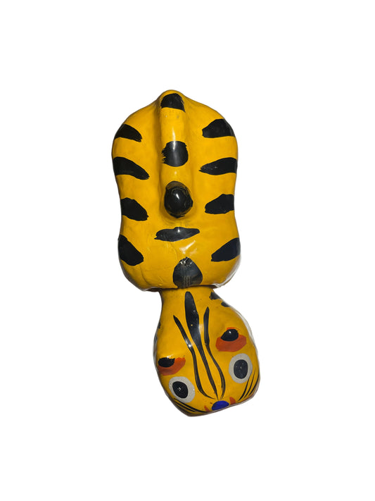 Vintage Japanese Hariko Bobble-Head Tiger – Handcrafted Folk Art Lucky Charm