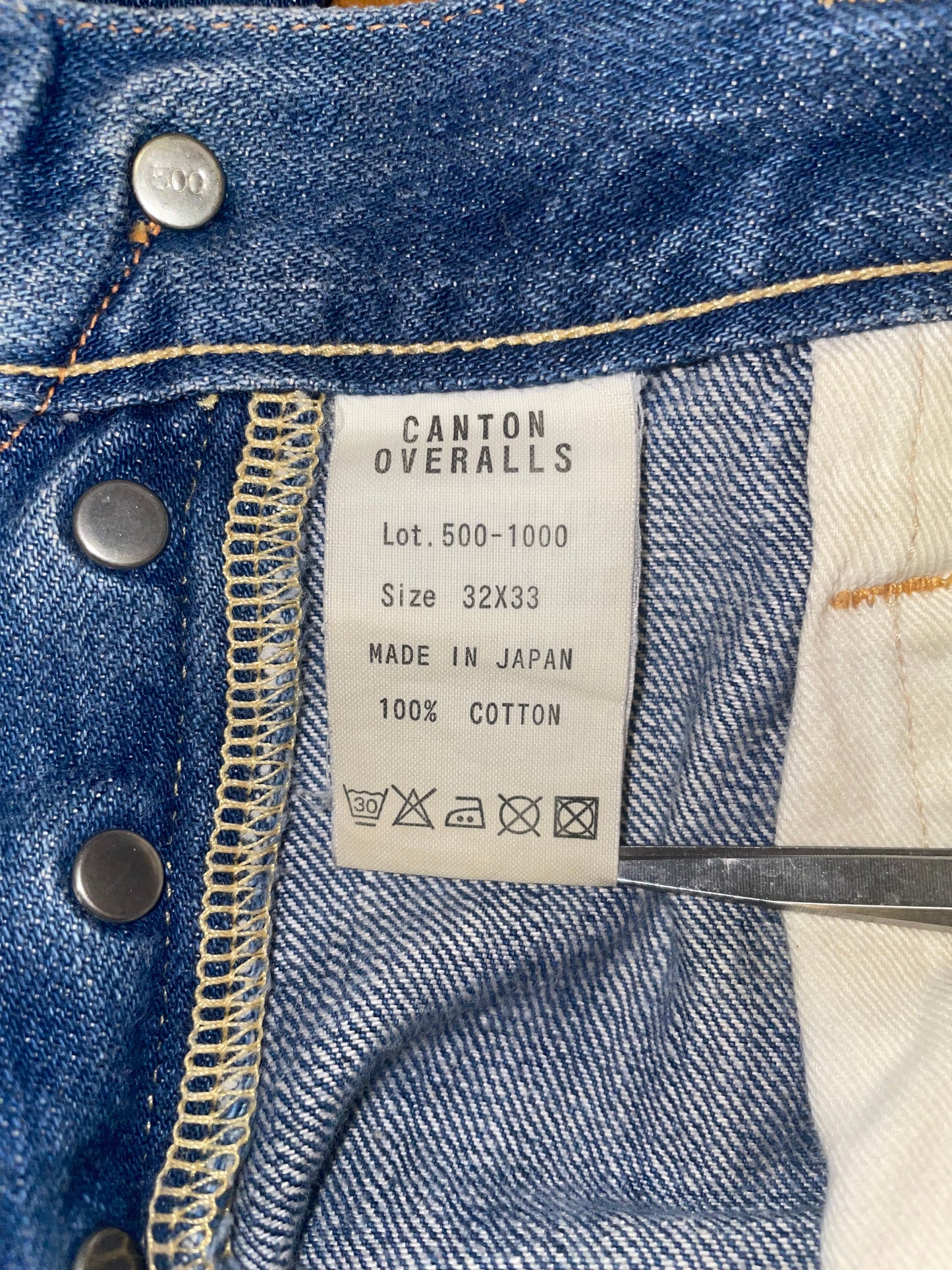 Canton Overalls selvedge denim
