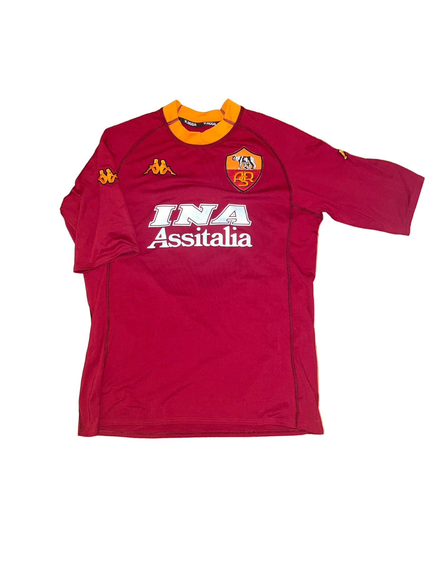 AS Roma 2000–01 Home Jersey – Hidetoshi Nakata #8
