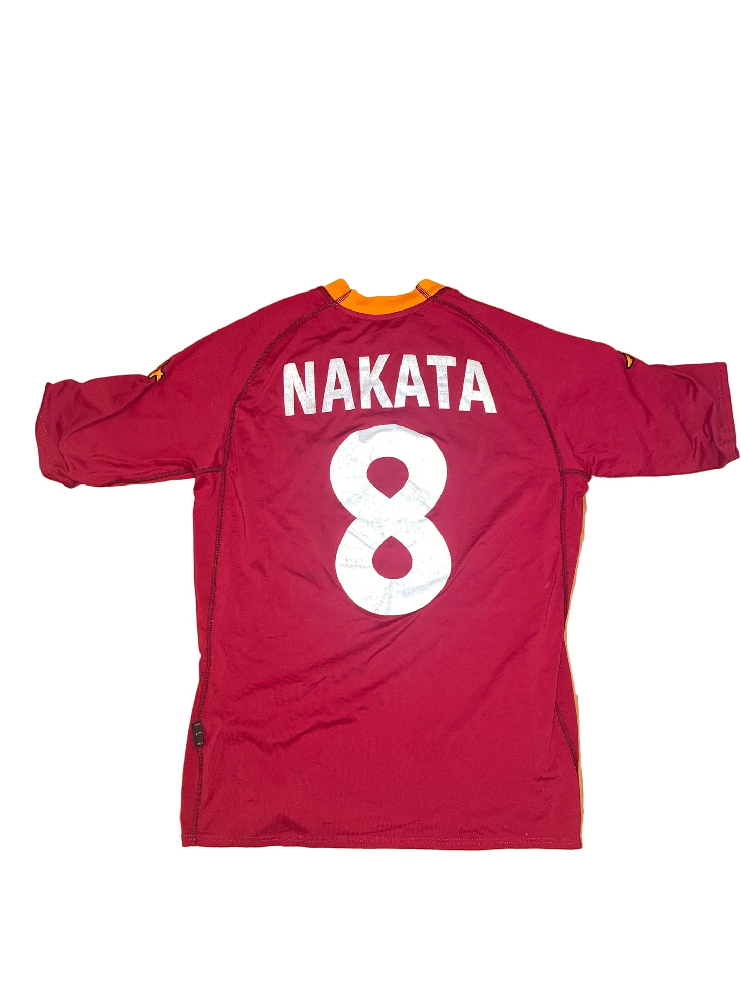 AS Roma 2000–01 Home Jersey – Hidetoshi Nakata #8