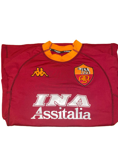 AS Roma 2000–01 Home Jersey – Hidetoshi Nakata #8