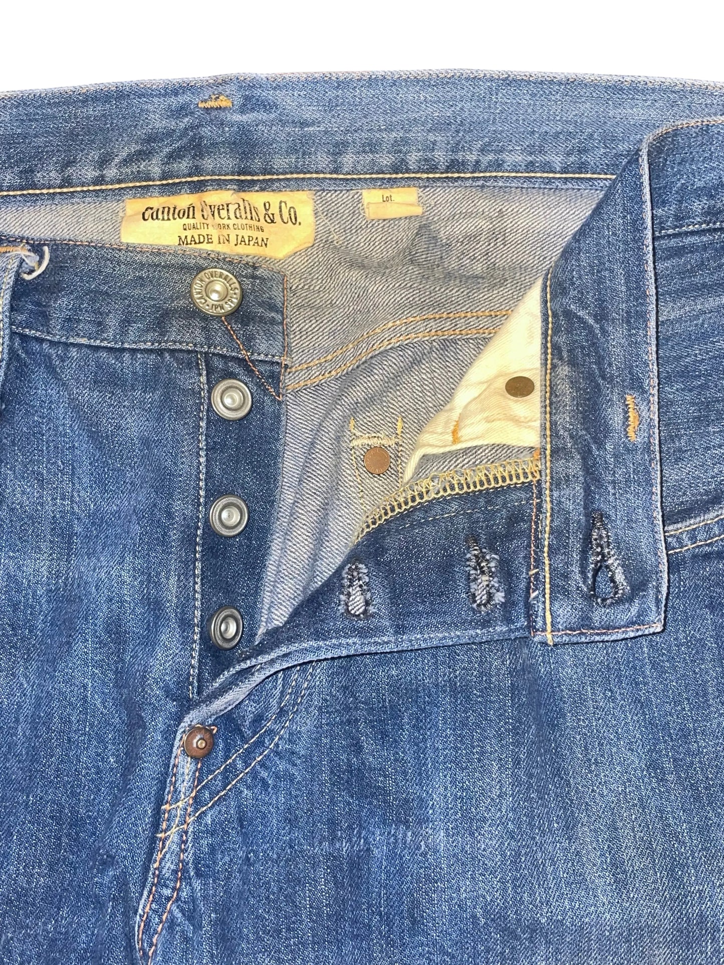 Canton Overalls selvedge denim